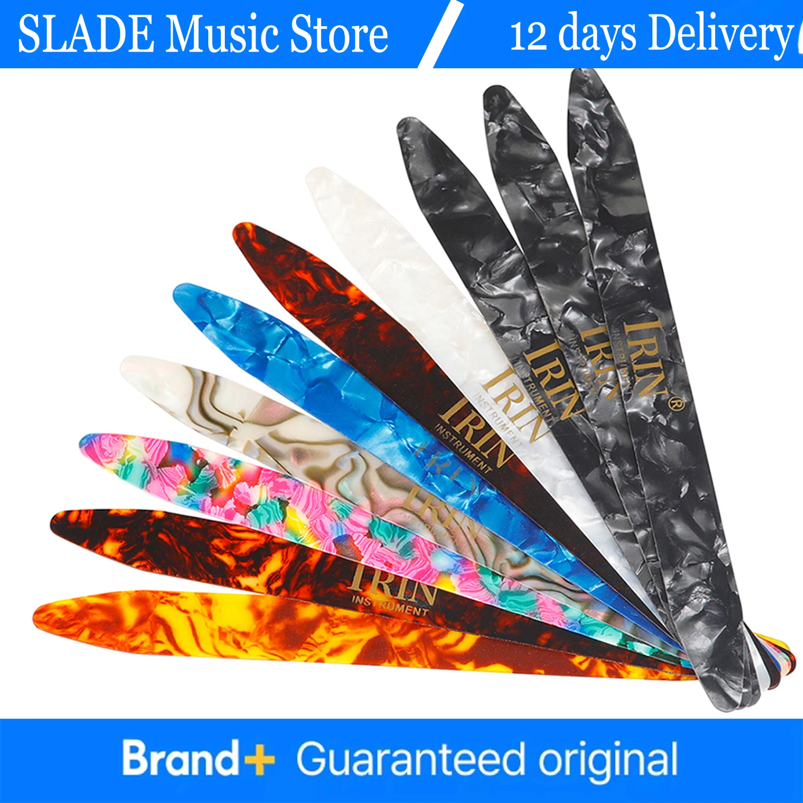 

IRIN 5 шт. медиаторы для уда (из целлулоида и АБС-пластика), длинные, универсальные, эластичные, для юэцинь, уда, фортепиано, для струнных инструментов, запчасти и аксессуары