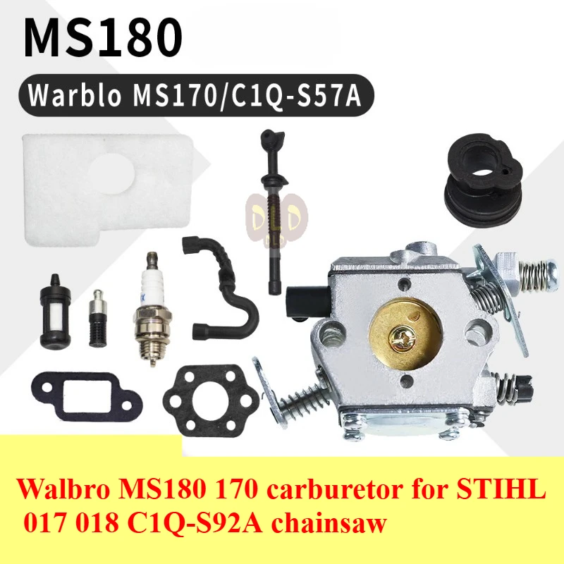 

Карбюратор Walbro MS180 170 для бензопилы STIHL 017 018 C1Q-S92A