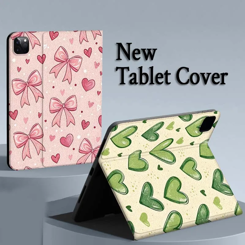 

Sweet and lovely bow and love Case For iPad Air Mini Pro 7 6 5 9.7 11 10.5 12.9 Automatic Sleep/Wake Tablet