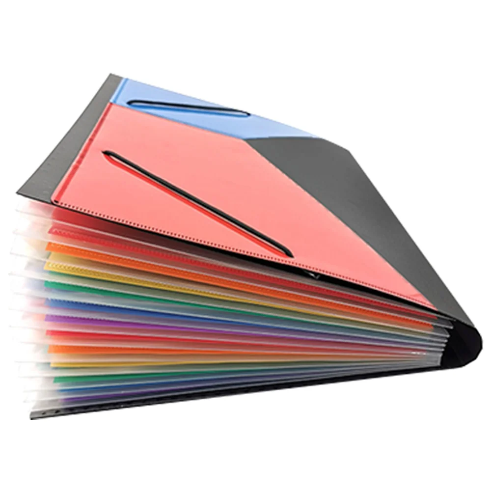 

Folder Storage Pack Document Organiser Multiple Pockets Pp Expandable with Dividers Documents Organizer
