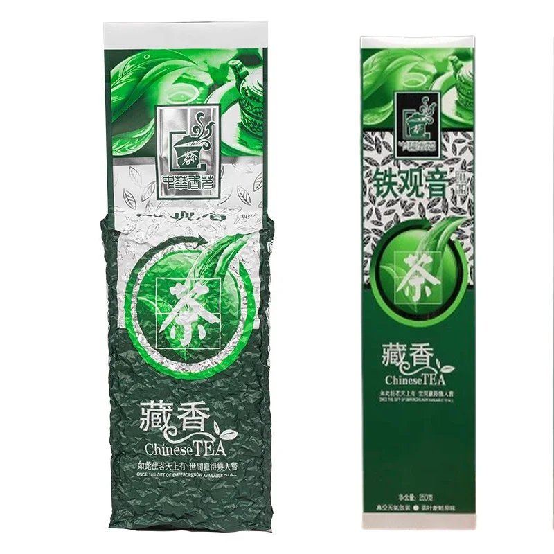 5AAAAA++ 250g/500g Standing Up Bags Iron Kuan YIN Green Tea Zipper Bags Fu Jian Style Chinese Recyclable Sealing No Packing Bags