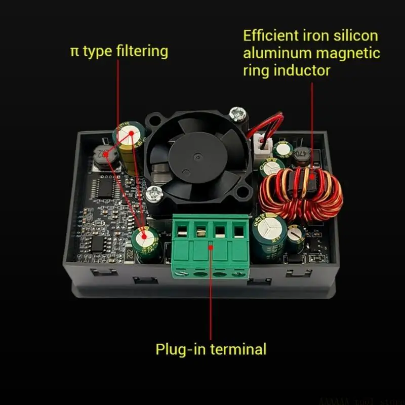 A2BE Adjust Direct Current Bucking Boosts Module 5A Step-down Power Supply Regulator