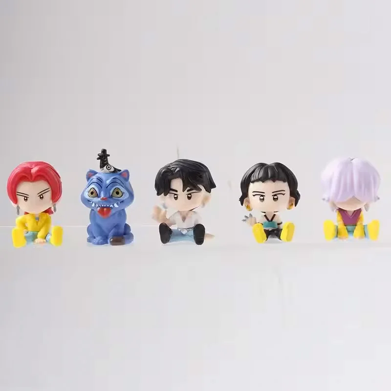 10 قطعة/المجموعة أنيمي KPop الشيطان هنتر دمية لعبة الفينيل رومي ميرا زوي شخصية الفينيل قناع صندوق أعمى حلية لعبة هدية الكريسماس