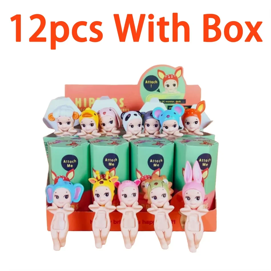 2026 Niedliche Hunde-Serie Mini-Figuren, Kawaii Tierkopf PVC-Figurinen, Blind Box Sammelspielzeug