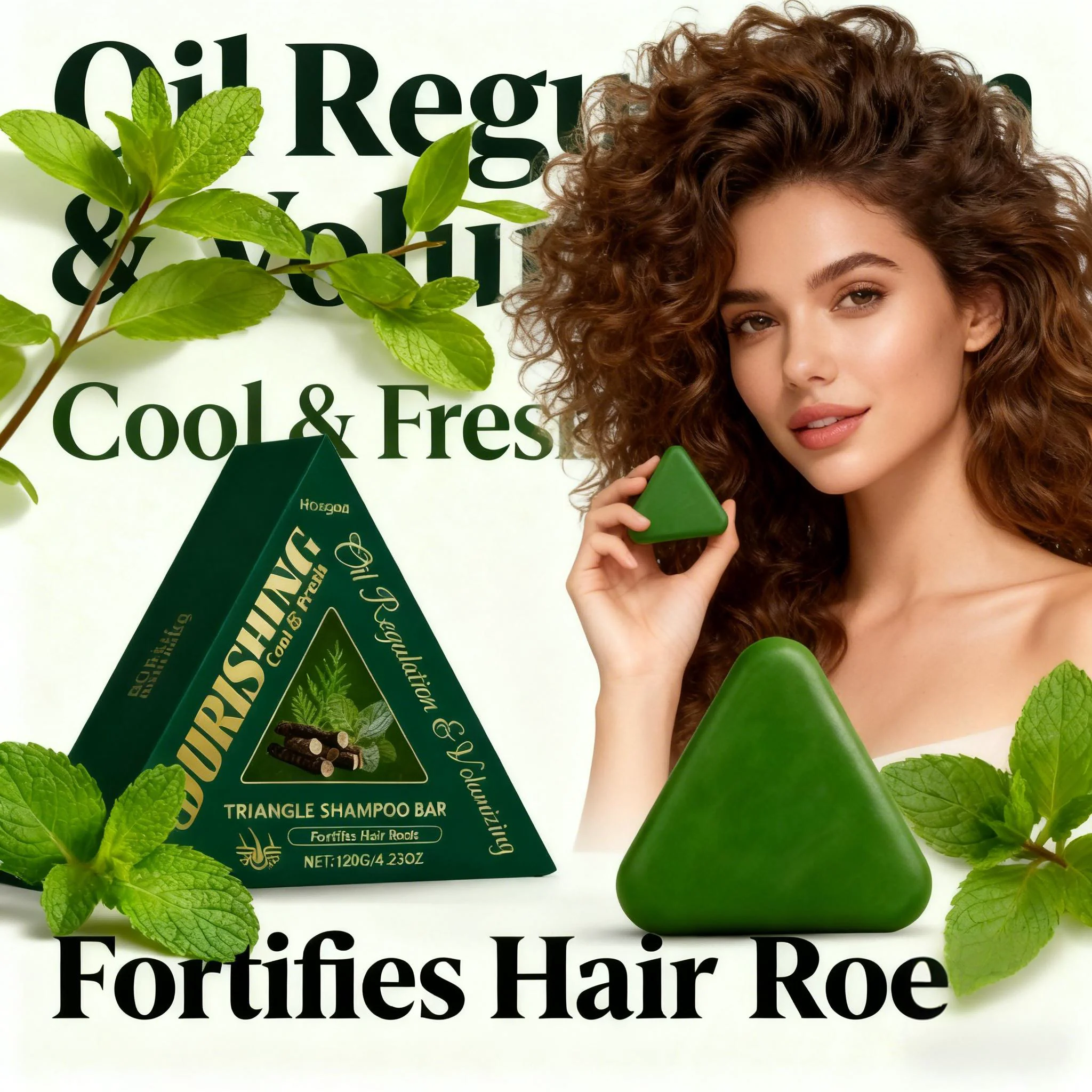 

Herbal Shampoo Soap Natural Reduce Hair Loss Nourishing Scalp Strengthen Hair Root Oil Control Refreshing Fluffy Hair Care