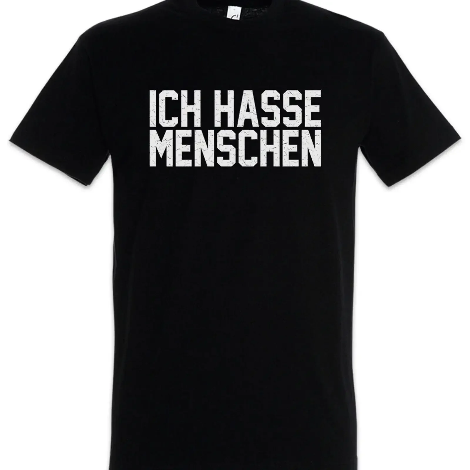 Ich hasse Menschen T Shirt Misanthrop Nihilist Schlecht Metal Geschenk Fun vintage Washed fashion Breathable Soft Slightly