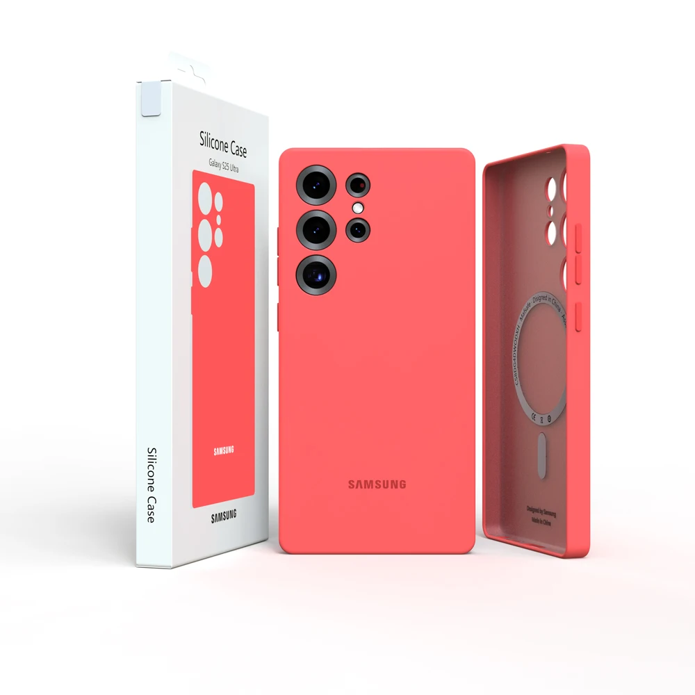 Oryginalne etui do Samsung Galaxy S25 Ultra S25Ultra, wysokiej jakości miękka silikonowa osłona, futerał ochronny i pudełko do Samsung Galaxy S25 U — zdjęcie produktu 5