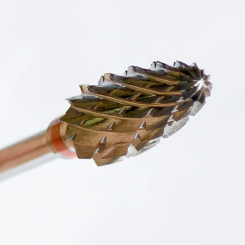 Super Cut Hartmetall Nagel Bohrer Bits Fräser Flamme Pro Sharp Langlebig Hart Gel Schleifen Polieren Maniküre Salon Werkzeuge 3/32" – Detail 2
