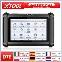 XTOOL D7S OBD2 Scanner All System Diagnostic Tool Active Test ECU Coding with 36+ Resets PMI FCA CANFD DoIP 3 Years Update