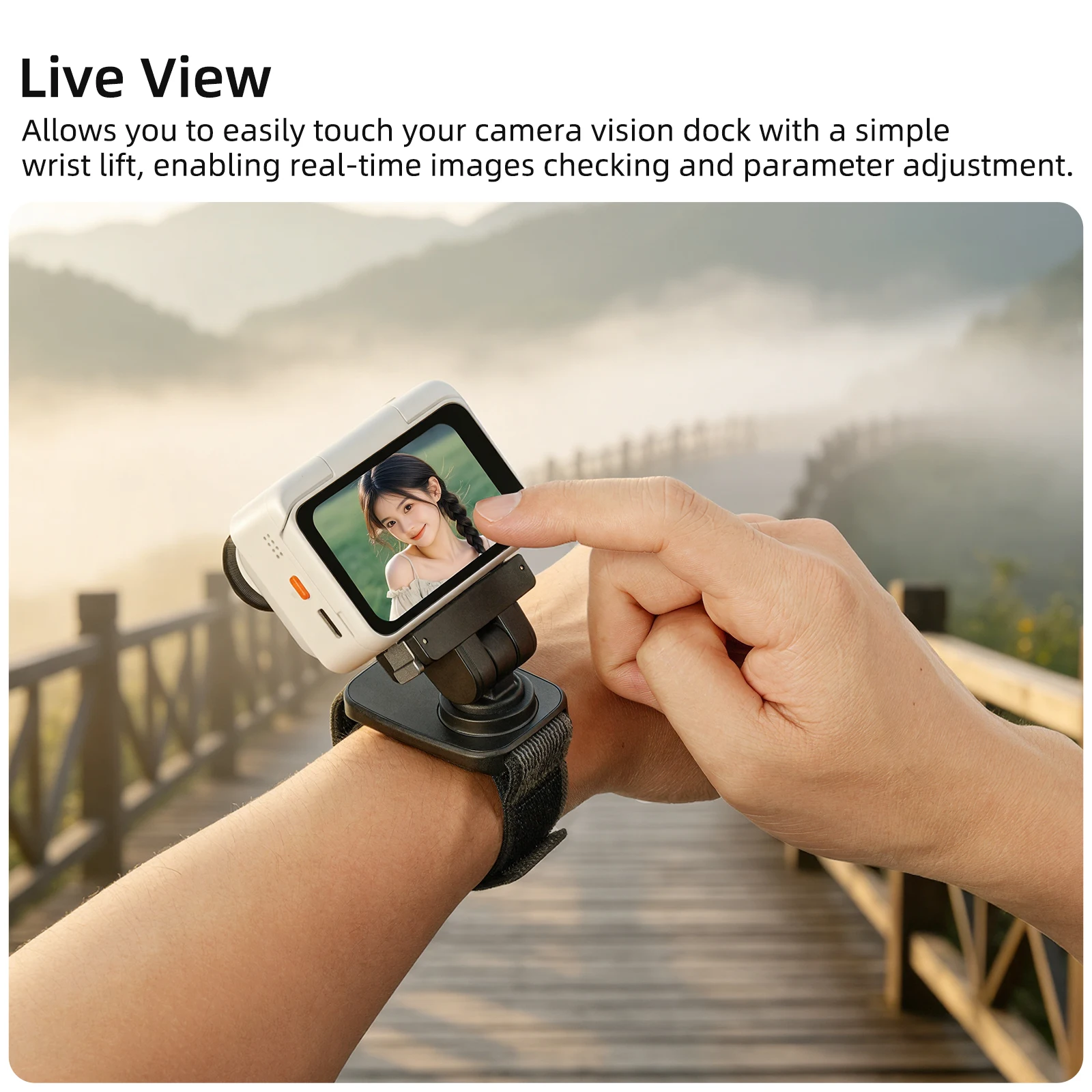 Magnetic Quick Release Watch Strap for Insta360 GO Ultra Magnetic Quick Release Stand Band Adjustable
