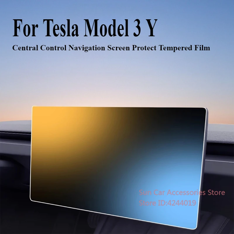 

Для Tesla Mdel 3 Y Highland Refresh центральное управление навигационный экран защитная закаленная пленка аксессуары для салона автомобиля