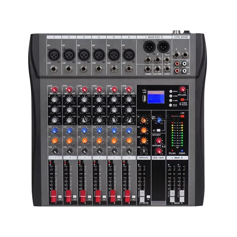 WMWMNU 6/8/12/16 Channel Dj Controller/audio Console Mixer Professional Audio Mixer 16DSP Effects for Recording Studio Stage