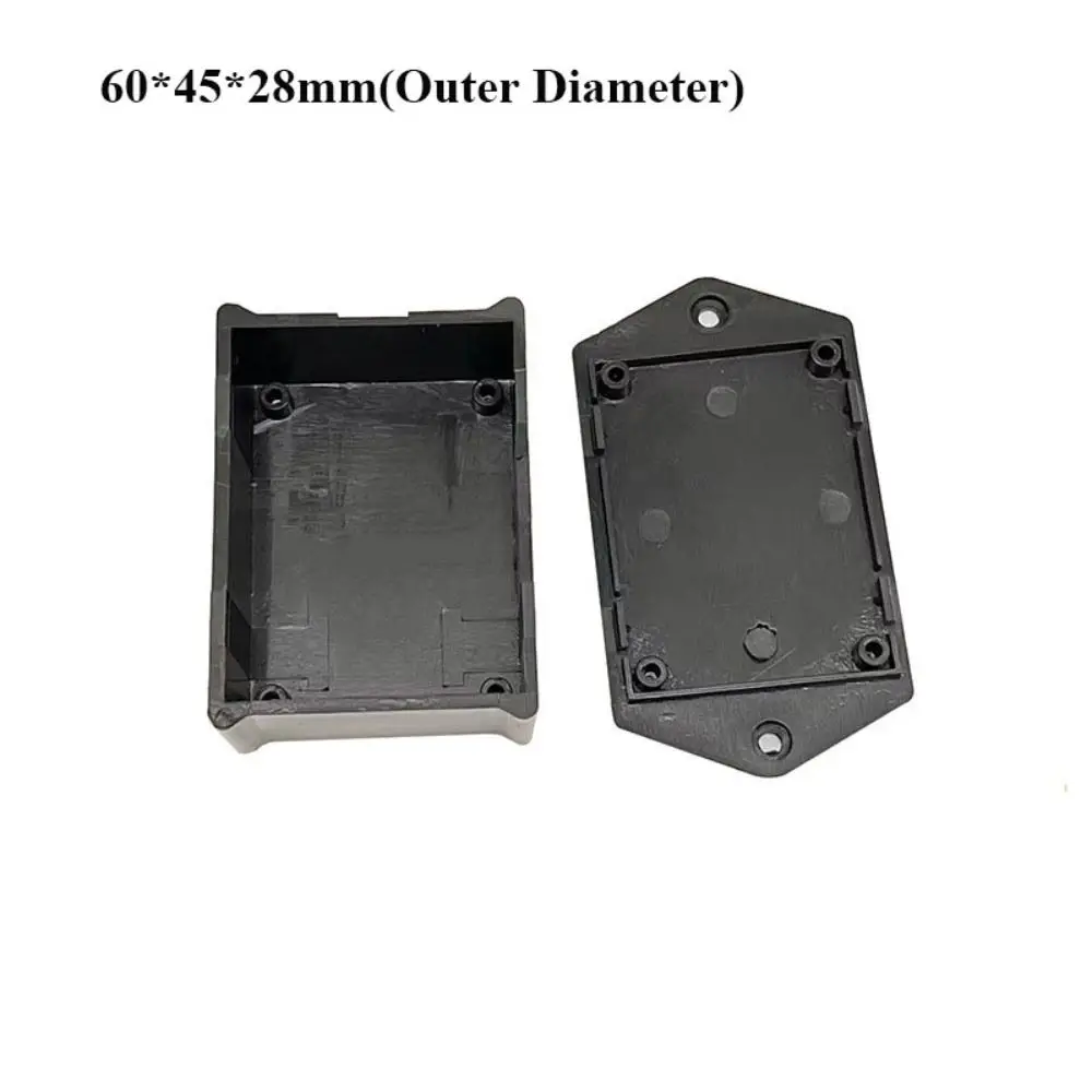 ABS Plastic DIY Housing Instrument Electronic Project Box Waterproof PCB Electric Supplies Black 9 Styles Power Box