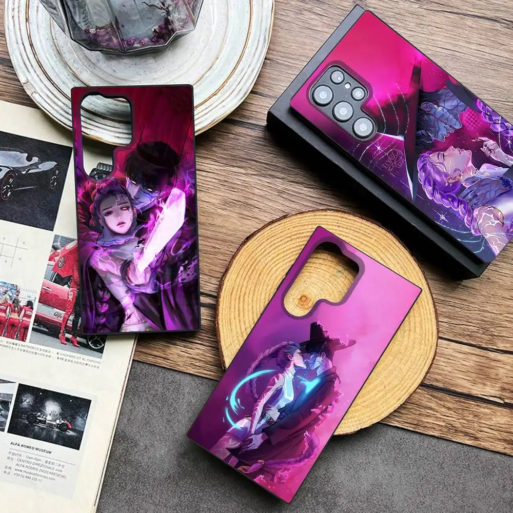 

Rujinu D-Demon H-Hunters Rumi Jinu Phone Case For Samsung Galaxy A 91,80,73,72,71,53,52,51,22,5G Shockproof Soft Black Cover