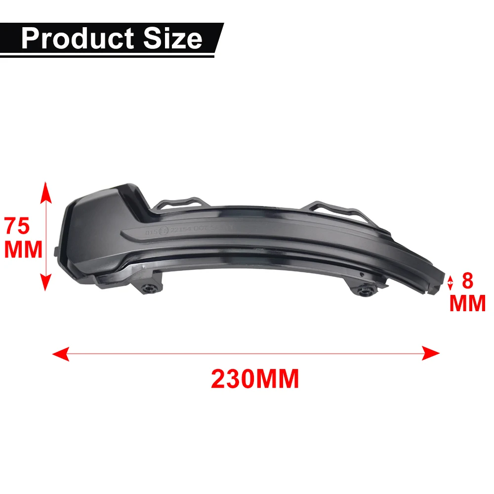 For Volkswagen Tiguan MK2 II R 5N MK3 Dynamic Turn Signal LED Side Wing Rearview Mirror Indicator Blinker Sequential Light