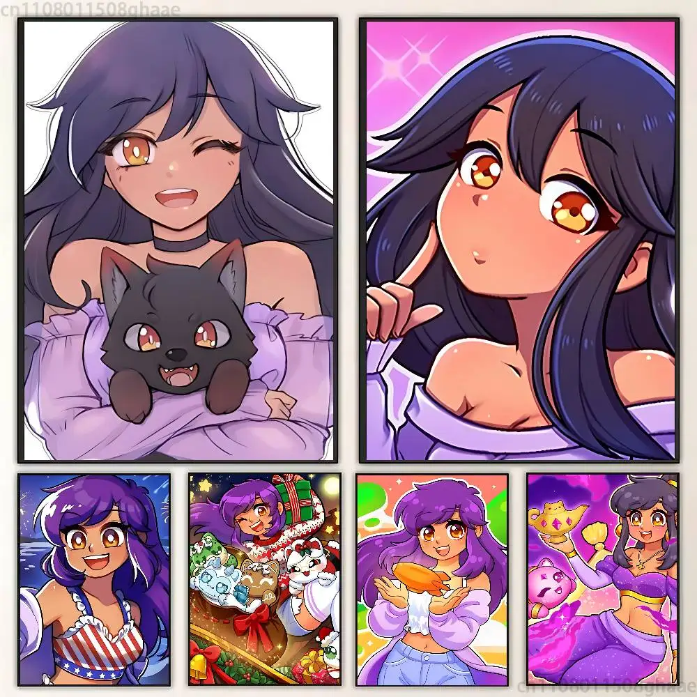 

A-Aphmau Classic Poster Wall art print art suitable for living room bedroom bar parlor home decoration gift