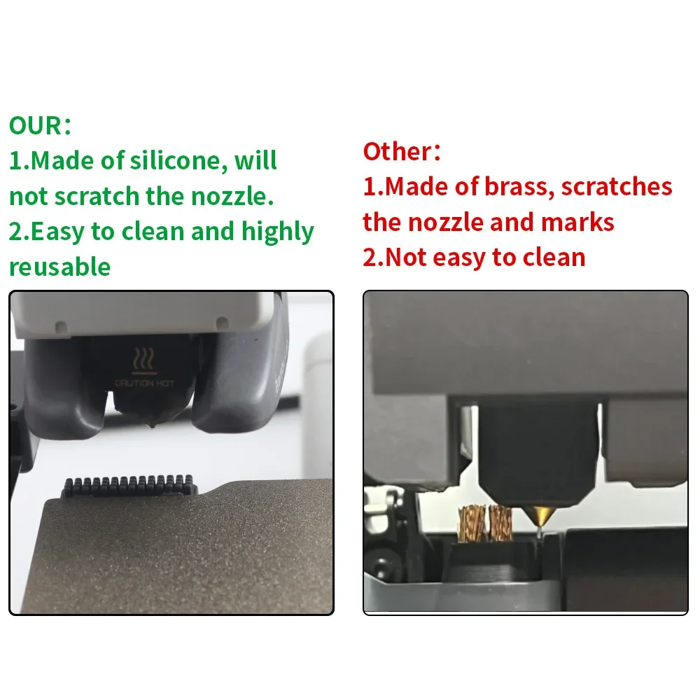 For Bambu Lab A1 series 3D Printer Parts Nozzle wiping kit Efficient cleaning for Bambu A1/ A1 MINI 3D Printer Accessories