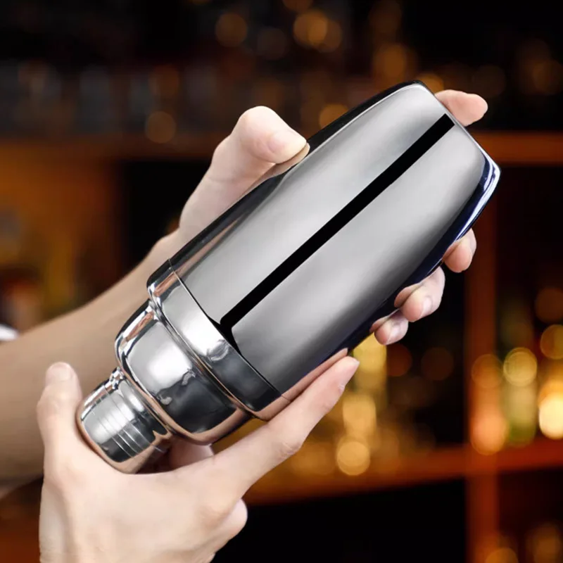 

New Cocktail Shaker Professional Stainless Steel Bartender Wine Cup Cocktail Mixer Martini Cocktail Shaker Bar Set