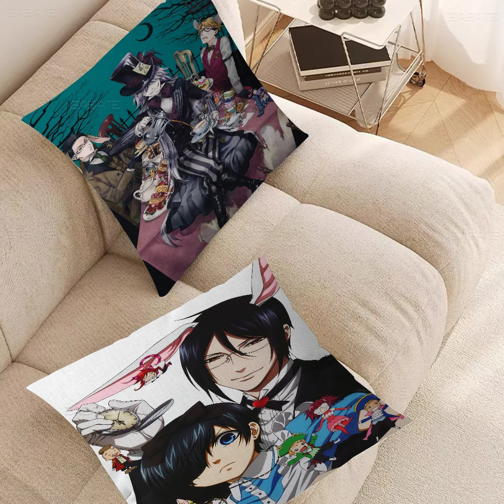 

Black Butler Cushion Cover 30x50 Polyester Sofa Cushions Decorative Throw Pillows Home Decoration Pillowcover