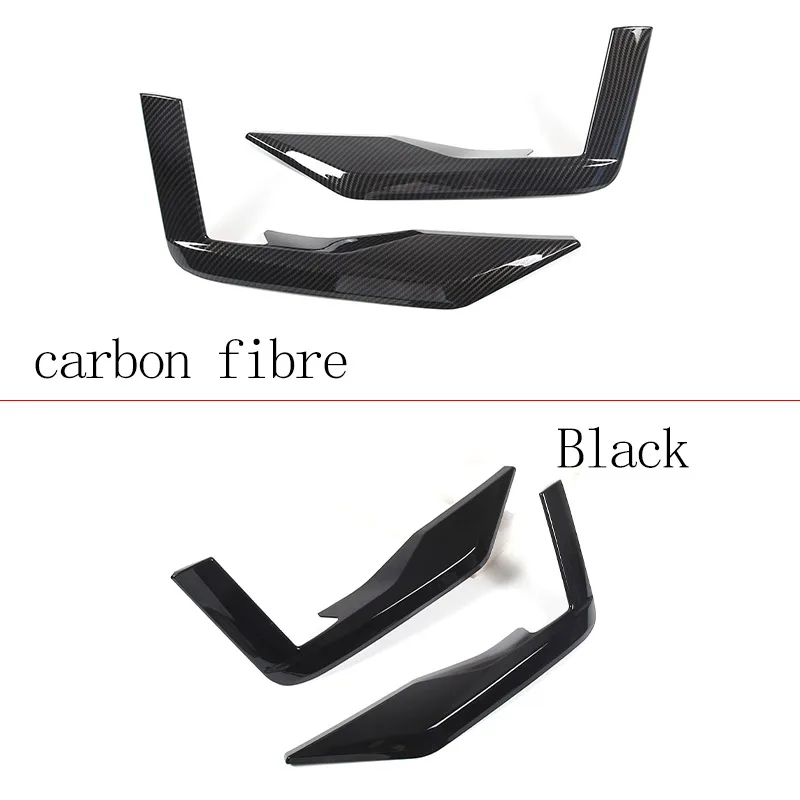 For Cadillac Escalade 2021 2022 2023 ABS Black Front Daytime Running Light Under Trim Strip Exterior Modification Accessories