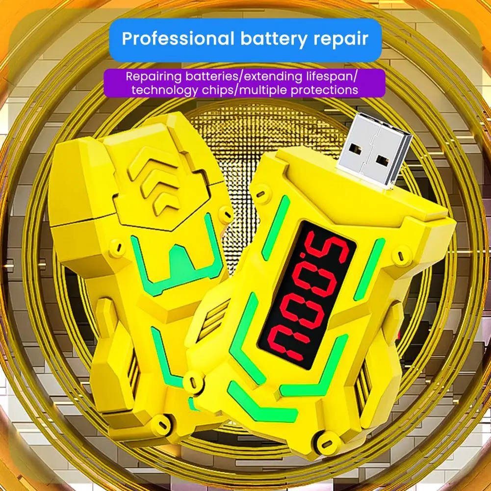 USB Current Voltage Charging Detector Multi-Device Phone Battery Optimizer With Real-Time Voltage Monitor Phone Battery Fixer