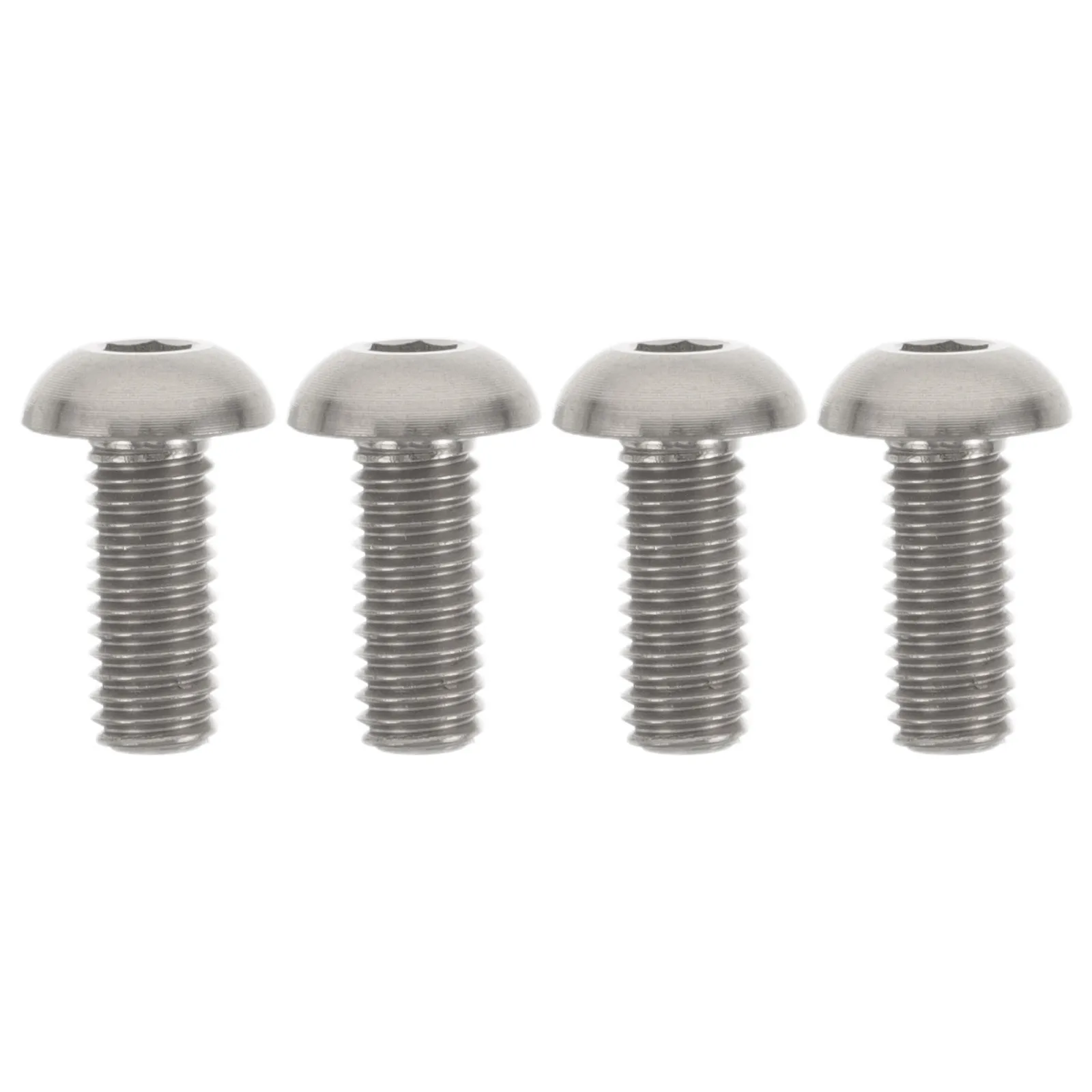 

4pcs Bike Bottle Cage Screws M5X12Mm Silver Durable Bicycle Water Bottle Holder Mounting Bolts For Outdoor Rides Lightweight