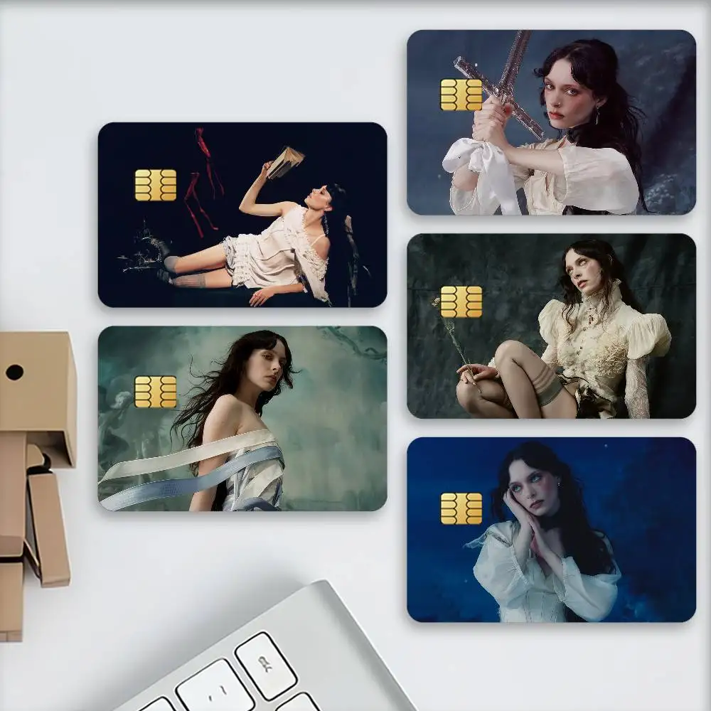 Singer H-Holly H-Humberstone Cruel World Waterproof Card Stickers For Credit Cards Debit Cards And Transit Cards 4pcs