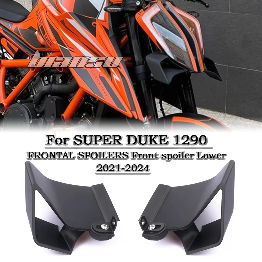 For SUPER DUKE 1290 Motorcycle Accessories WING DOWNFORCE NAKED FRONTAL SPOILERS Front spoiler Lower spoiler lower lip