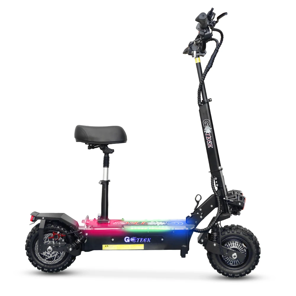 STLF 유럽/미국 창고 고속 모터 80KM/H 60V 5600w 11인치 오프로드 진공 타이어 접이식 도시 산악 성인용 전기 스쿠터