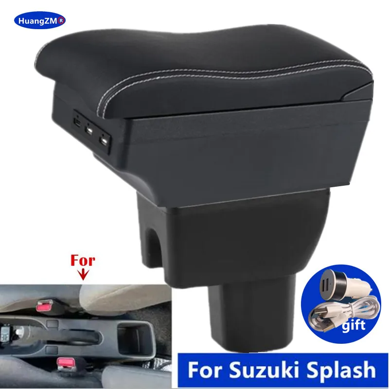 Auto Armlehne box Für Suzuki Splash Armlehne box Für Suzuki Splash Lagerung box Gewidmet Nachrüstung teile auto zubehör
