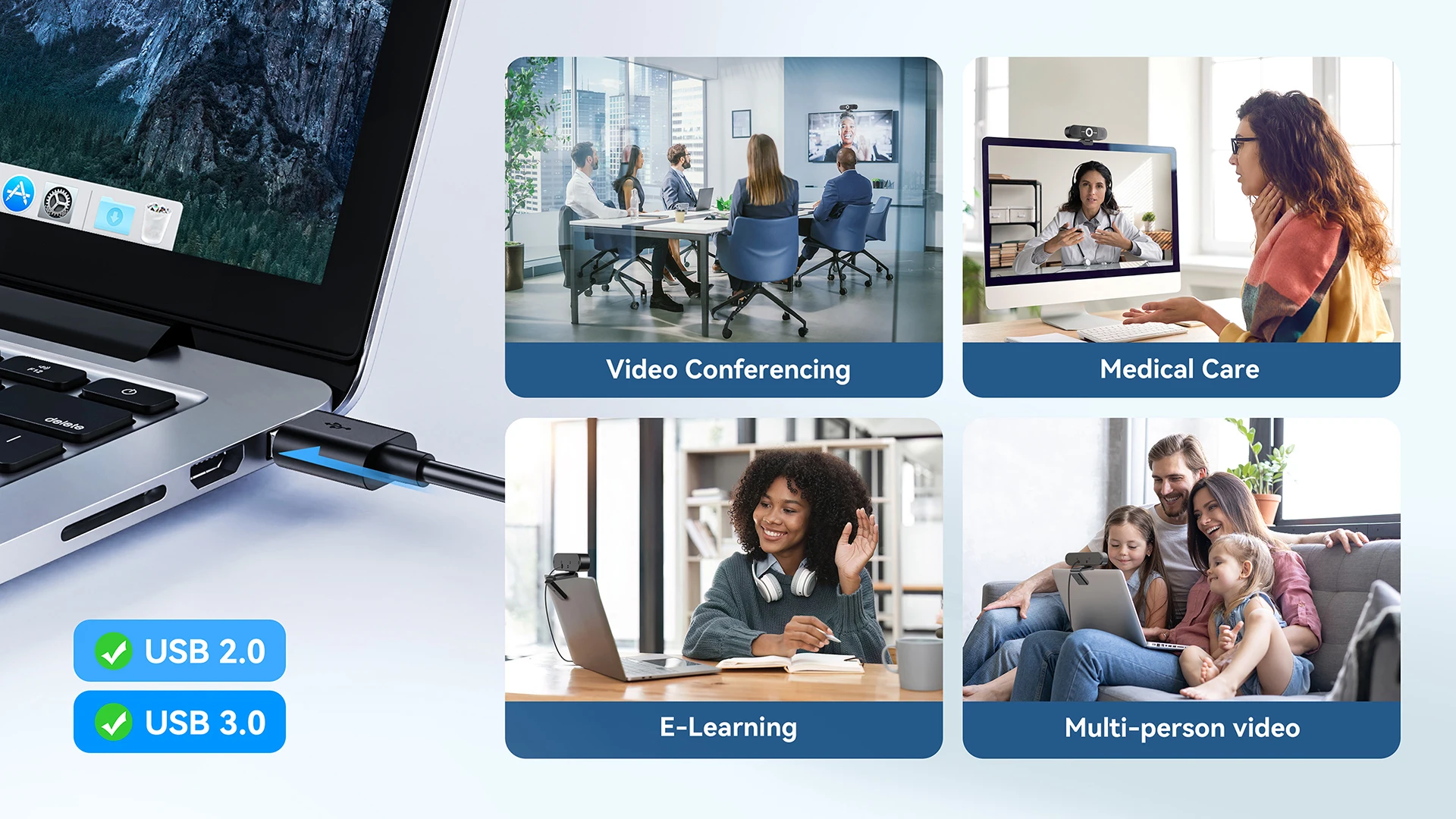 Webcam 4K UHD Webkamera All-in-One USB-Kamera EMEET C980pro 4K Webcam Mit KI-Mikrofon Lautsprecher für Laptop Computer – Detail 9