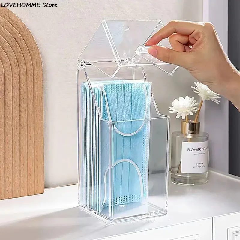Mask Storage Box Wet Tissue Box Baby Wipes Dispenser Holder Household Dust-proof Tissue Box With Lid Kitchen Seal Design