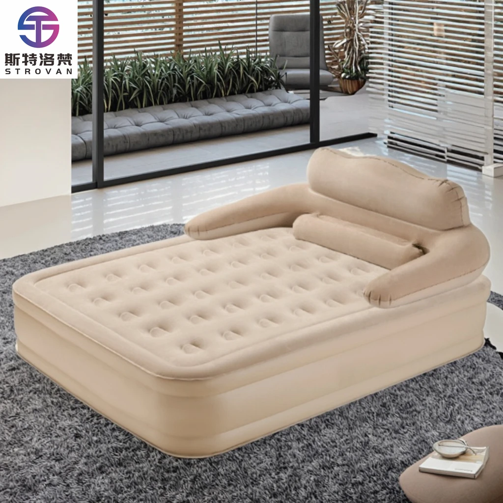 

STLF WJW Versatile Auto-Inflating PVC Inflatable Air Mattress for Multi-Surfaces for Camping Hotel School Hospital Home Bedroom