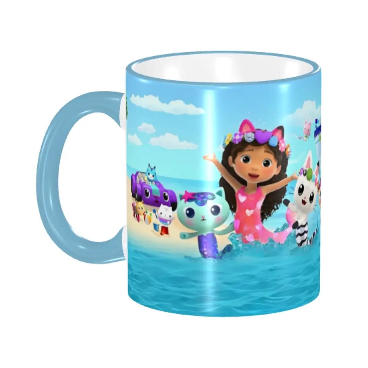

Custom DIY G-Gabbyes D-Dollhouses Ceramic Mug Anime Cartoon Coffee Cups Creative Present