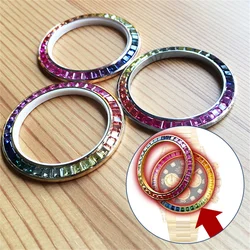 Rainbow Watch Bezel Inserts Fit for Rolex Daytona 40mm Watch upgrade modification parts