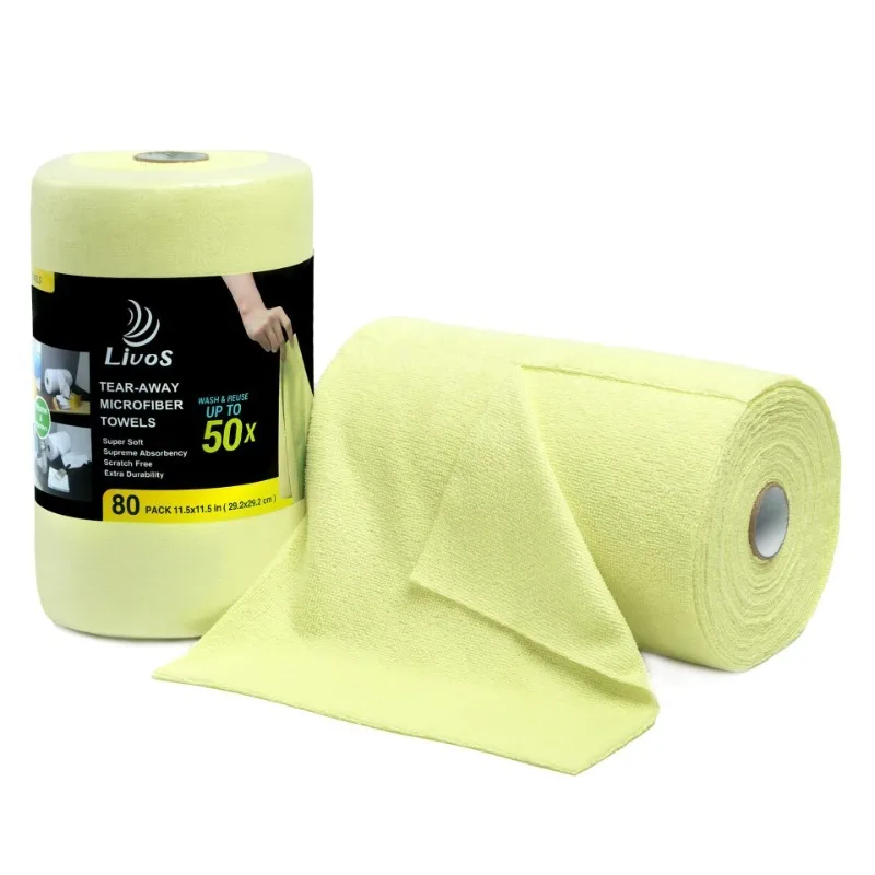 hand-torn towels, lazy rags, household kitchen dishtowels, car wash and car tear towel rolls