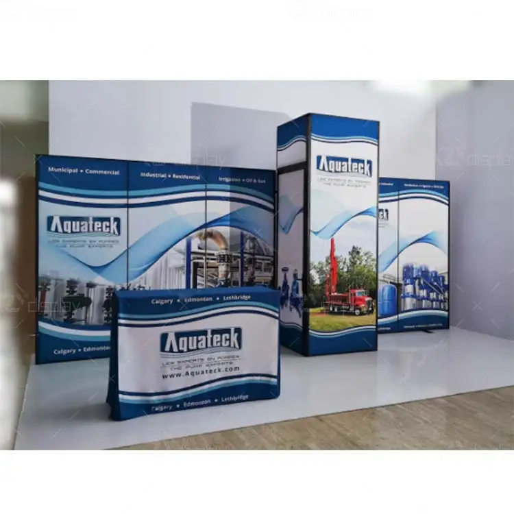 3 X 6 Custom Modern Trade Show Exhibition Booth Display with TV Bracket