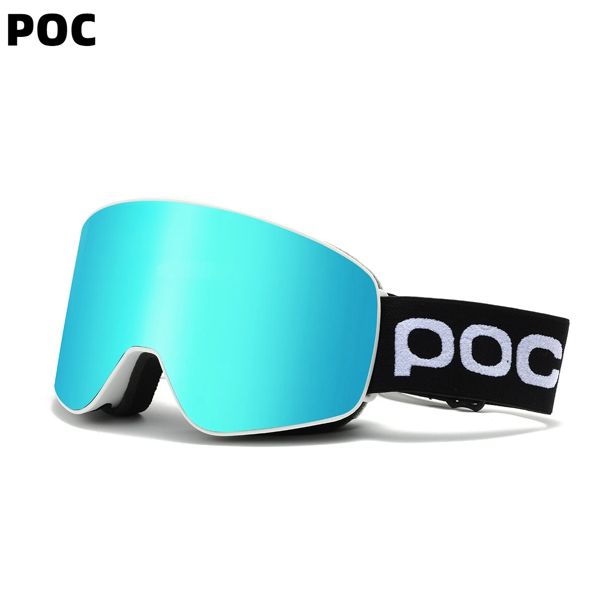 Lunettes de ski POC. Verres de lunettes avec fonction d'attraction magnétique. Lunettes de ski antibuée haute définition