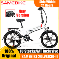 EU Stock Updated Version Samebike 20LVXD30-II Electric Bike 20 Inch Tire Smart Folding Electric Bicycle 32km/h 350W 10.4AH Bikes