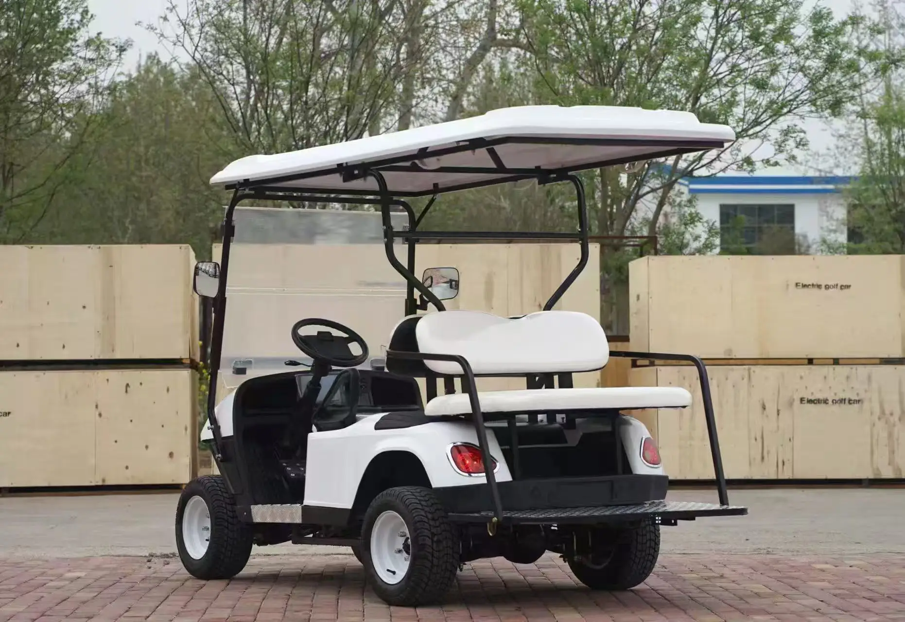 4 Wheel Electric Golf Cart Off Road Utility Buggy Villa Resort Sightseeing Beach Car For Adults - view 6