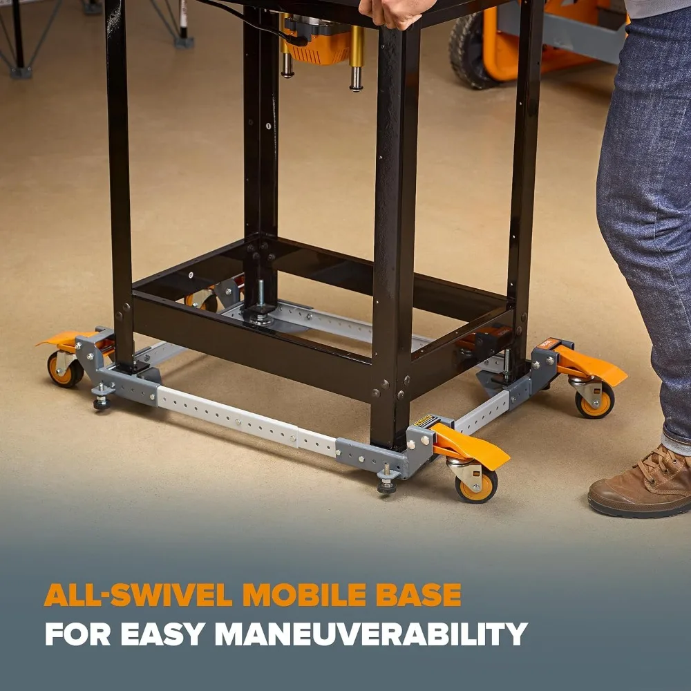 

Heavy Duty All-Swivel Mobile Base: 650 Lb Capacity PM-2550