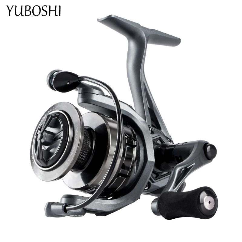 

YUBOSHI New Freshwater Trout 5.2:1 Spinning Fishing Reel MAX Drag Power 12kg-18kg Fishing Coil Tackles