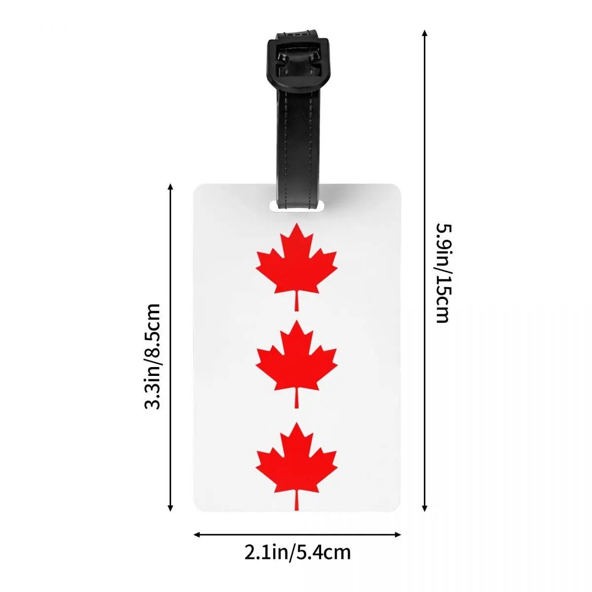 Чемодан с канадским Кленовым листом и Канадским флагом, бирки для чемоданов, личная Обложка, идентификационная этикетка