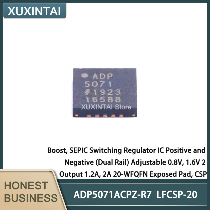 5Pcs/Lot  New Original  ADP5071ACPZ-R7 ADP5071ACPZ  Switching Regulator IC Positive and Negative (Dual Rail) Adjustable 0.8V,