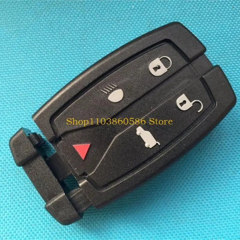 

242A Remote Smart-Fob Blank Key Fob Cover Case Suitable for Rover-Freelander 2 Keyless Entry Remote Car 5 Button Uncut-Blade