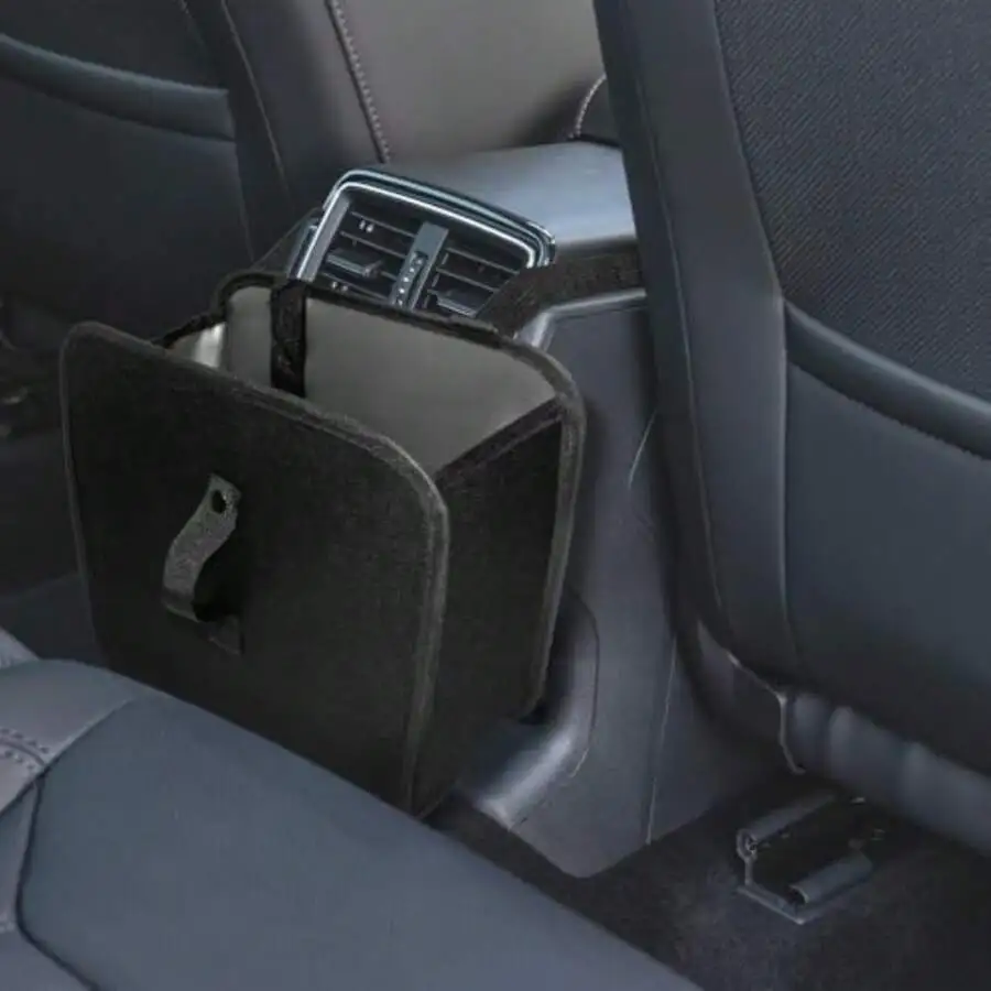 

Foldable Car Trash Can Hanging Garbage Bag For Seat Crevice Leakproof Interior Accessory