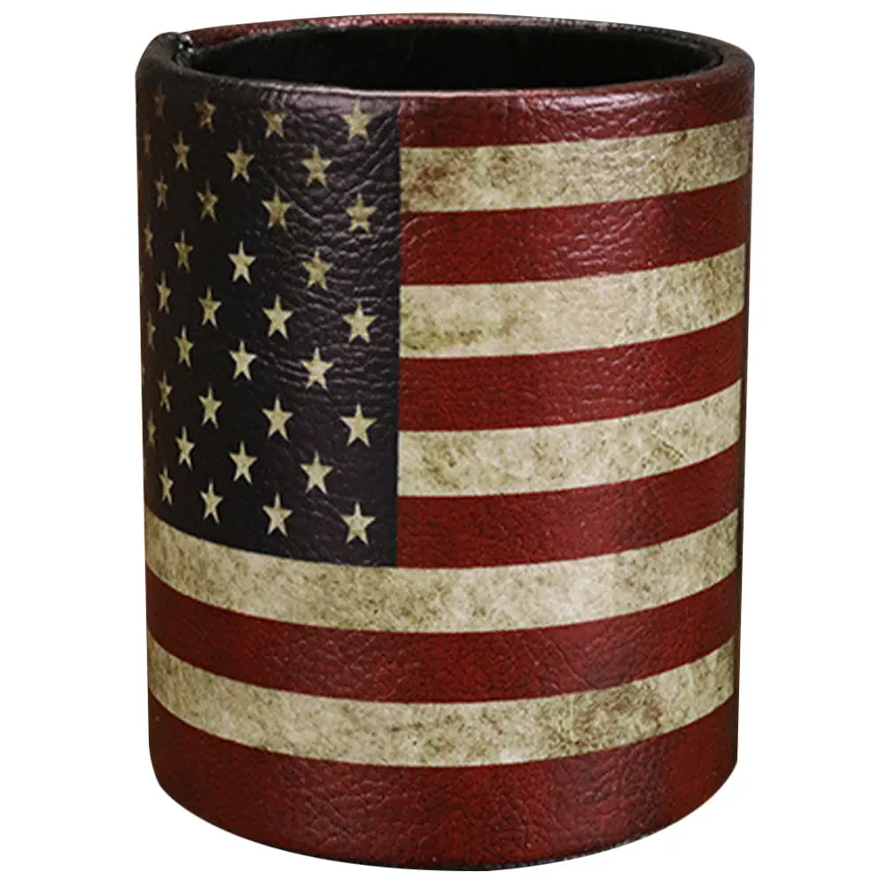 

Stylish PU Desk Pen Holder with Soft Lining Stores Pens Pencils Makeup Brushes Glasses Scratch Resistant Organizer