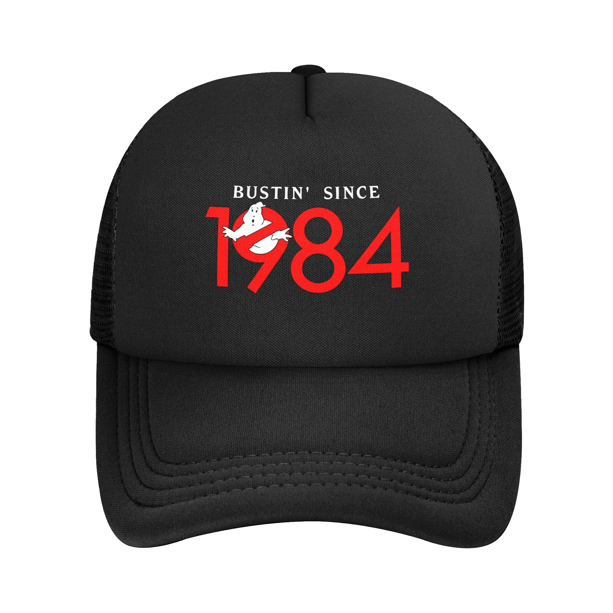 

1984 Movie Mesh Baseball Caps Adult Hip-Hop Trucker Hat Ghost Busters Cartoon Adjustable Polyester Racing Cap