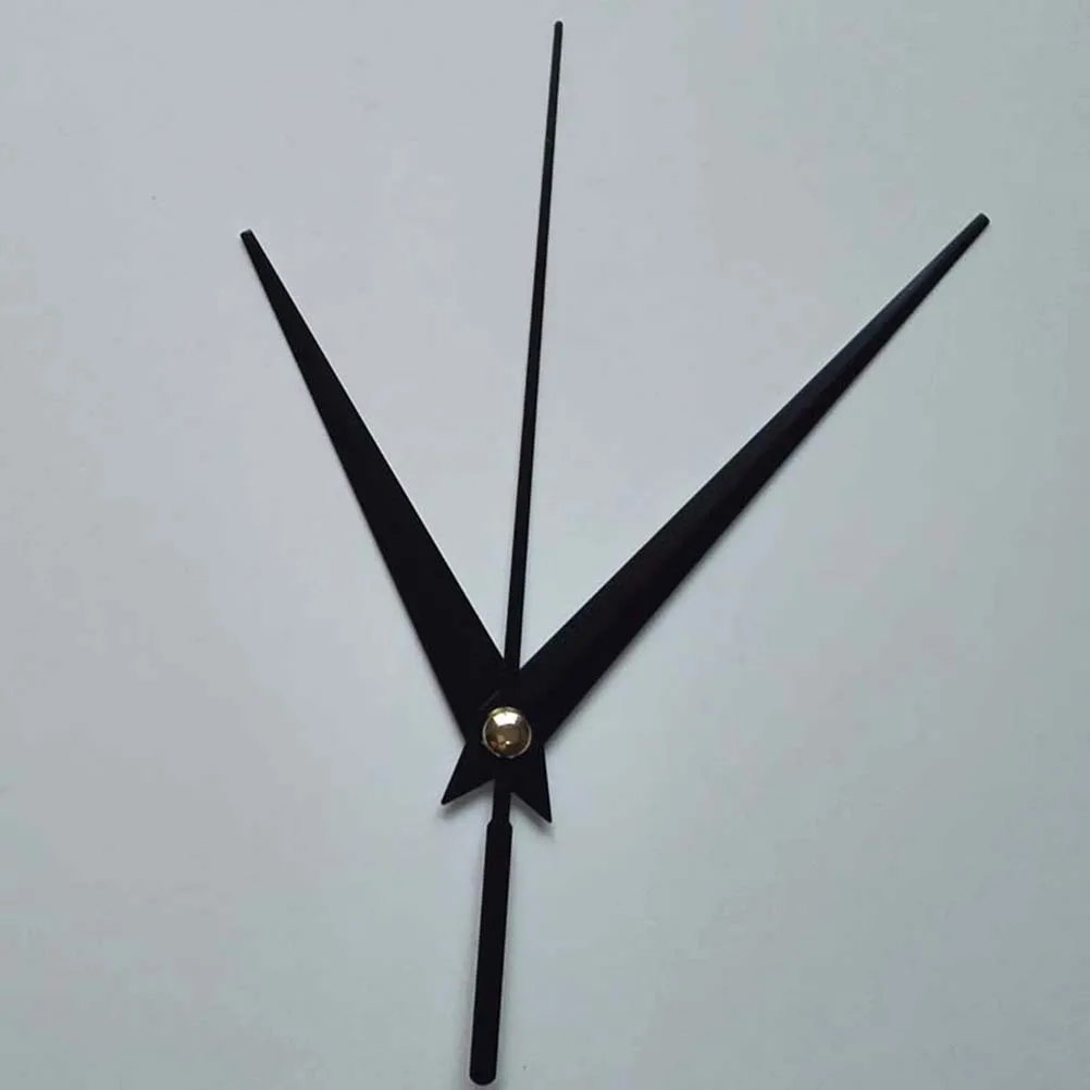 

Black Clock Movement Kit Simple Elegant Design Accurate Wall Desk Clock Set Replacement Parts for DIY Home Hotel School