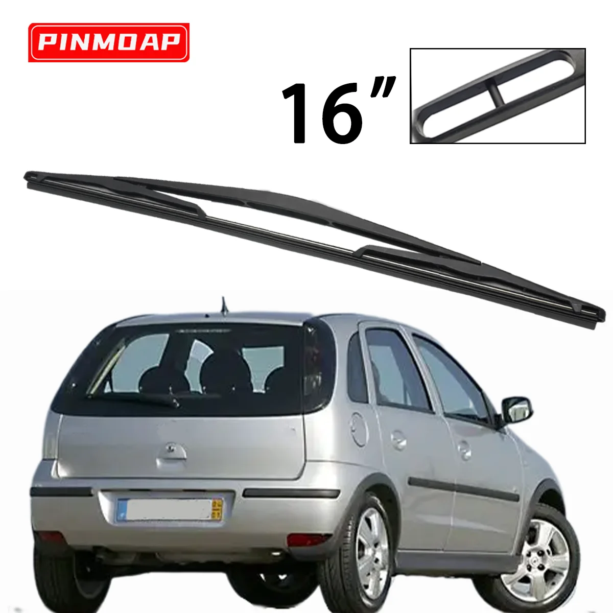 

1PC 16" Rear Wiper Blade Applicable For Vauxhall Opel Corsa C 2000-2006 Windshield Windscreen Rear Wiper Blade Car Accessories